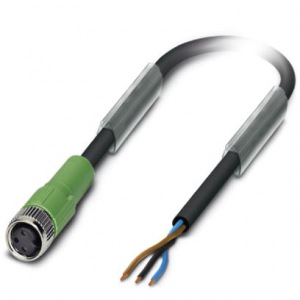 SAC-3P-10,0-PVC/M 8FS BK