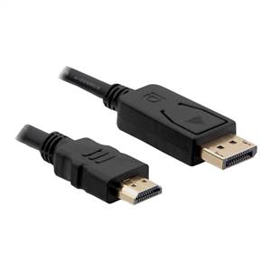 DisplayPort 1.2 > HDMI (ST-ST) 3m Adapterkabel 4K Schwarz