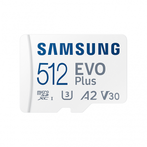 CARD 512GB Samsung EVO Plus MicroSDXC 130MB/s +Adapter