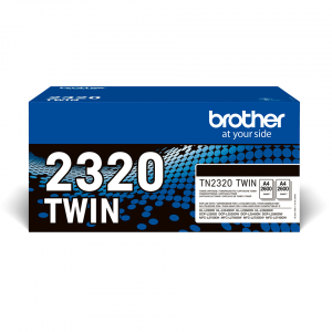 TON Brother Toner TN2320TWIN schwarz 2er Pack bis zu 2.600 Seiten ISO/IEC 19752
