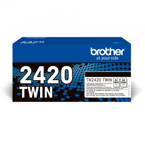 TON Brother Toner TN-2420TWIN Schwarz 2er Pack bis zu je 3.000 Seiten nach ISO 1...