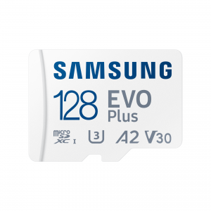 CARD 128GB Samsung EVO PLUS microSDXC UHS-I U3 inkl. SD Adapter