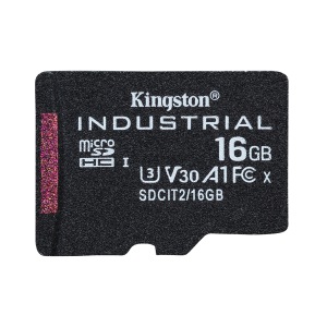 CARD 16GB Kingston microHC Industrial C10 A1 pSLC Card Single Pack w/o Adapter