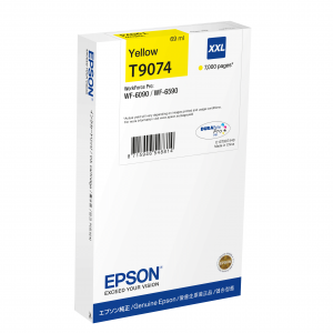 TIN Epson Tinte T9074 XXL C13T907440 Gelb bis zu 7.000 Seiten