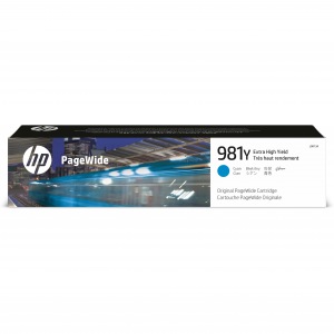 TIN HP Tinte 981Y L0R13A Cyan bis zu 16.000 Seiten ISO/IEC 24711