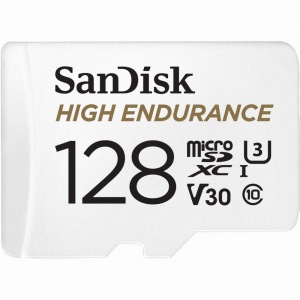 CARD 128GB SanDisk High Endurance MicroSDXC 100MB/s +Adapter