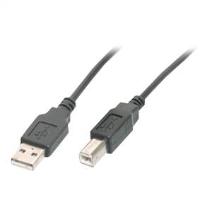 USB 2.0 A > B (ST-ST) 3m Adapterkabel Grau