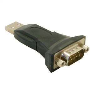 DeLock USB 2.0 > Seriell (ST-ST) 0,8m Adapterkabel Schwarz