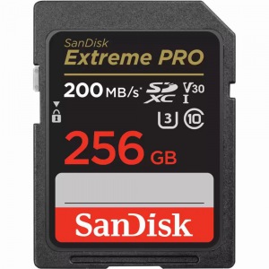 256GB SanDisk Extreme PRO SDXC 200MB/s