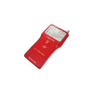 Cable Tester 5-in-1, with integrated remote unit