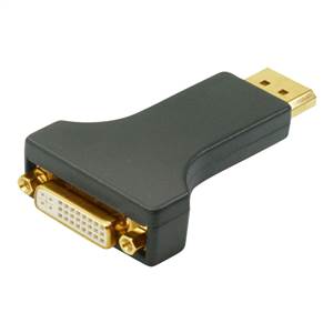 Adapter DisplayPort > DVI (ST-BU) vergoldet Black