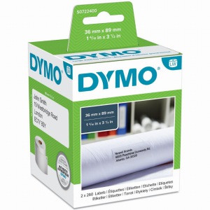 Dymo LabelWriter - Adressetiketten Selbstklebend - 36 x 89 mm - Schwarz auf Wei�...