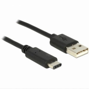 USB 2.0 A - C (ST-ST) 1m DeLOCK Black
