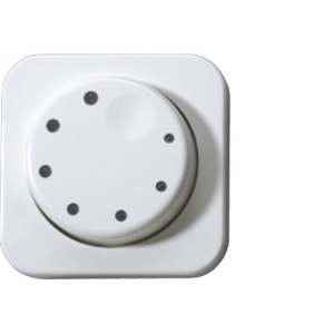 Abdeckung für elektronische Dimmer mit Beleuchtung, weiss