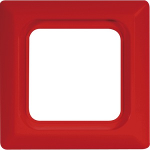 OPUS-KANTO Rahmen, 1-f., rot Kunststoff rot, RAL 3020
