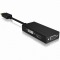 Adapter ICY BOX DisplayPort > HDMI/DVI/VGA 4K 60Hz Black