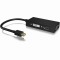 Adapter ICY BOX mini DisplayPort > DVI/HDMI/VGA 4K 60Hz Black