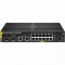 12+4P HP Enterprise Aruba 6000 12G + 2G/2SFP PoE+ (139W) Switch M RM