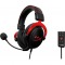HP HyperX Cloud II Gaming Headset/7.1 Sound/Over-Ear - schwarz/rot