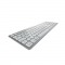 CHERRY KW 9100 SLIM FOR MAC Tastatur USB + Bluetooth QWERTZ Deutsch Silber