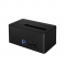 Dockingtation für 1x 2.5"/3.5" SATA I/II/III USB 3.2 ICY BOX Black