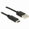USB 2.0 A - C (ST-ST) 1m DeLOCK Black