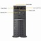 Barebone Server 4 U/Tower Dual 3647; 8 Hot-swap 3.5"; 1280W Redundant Plati...